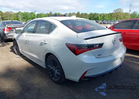 2022 Acura Ilx Premium A-Spec Packages/Technology A-Spec Packages from USA, damaged, VIN 19UDE2F82NA001049